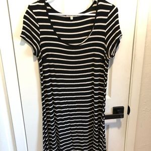 Striped t-shirt dress